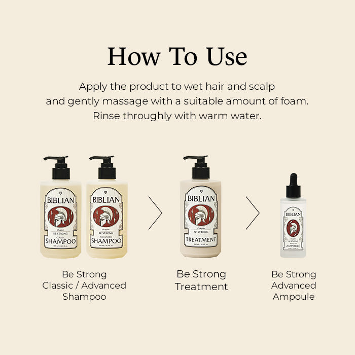 [BE STRONG] advanced Shampoo | oily hair | Cooling